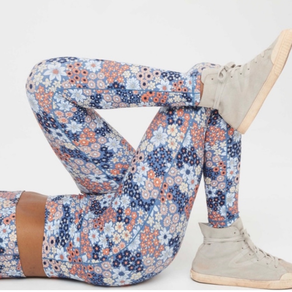 Floral leggings with pockets
